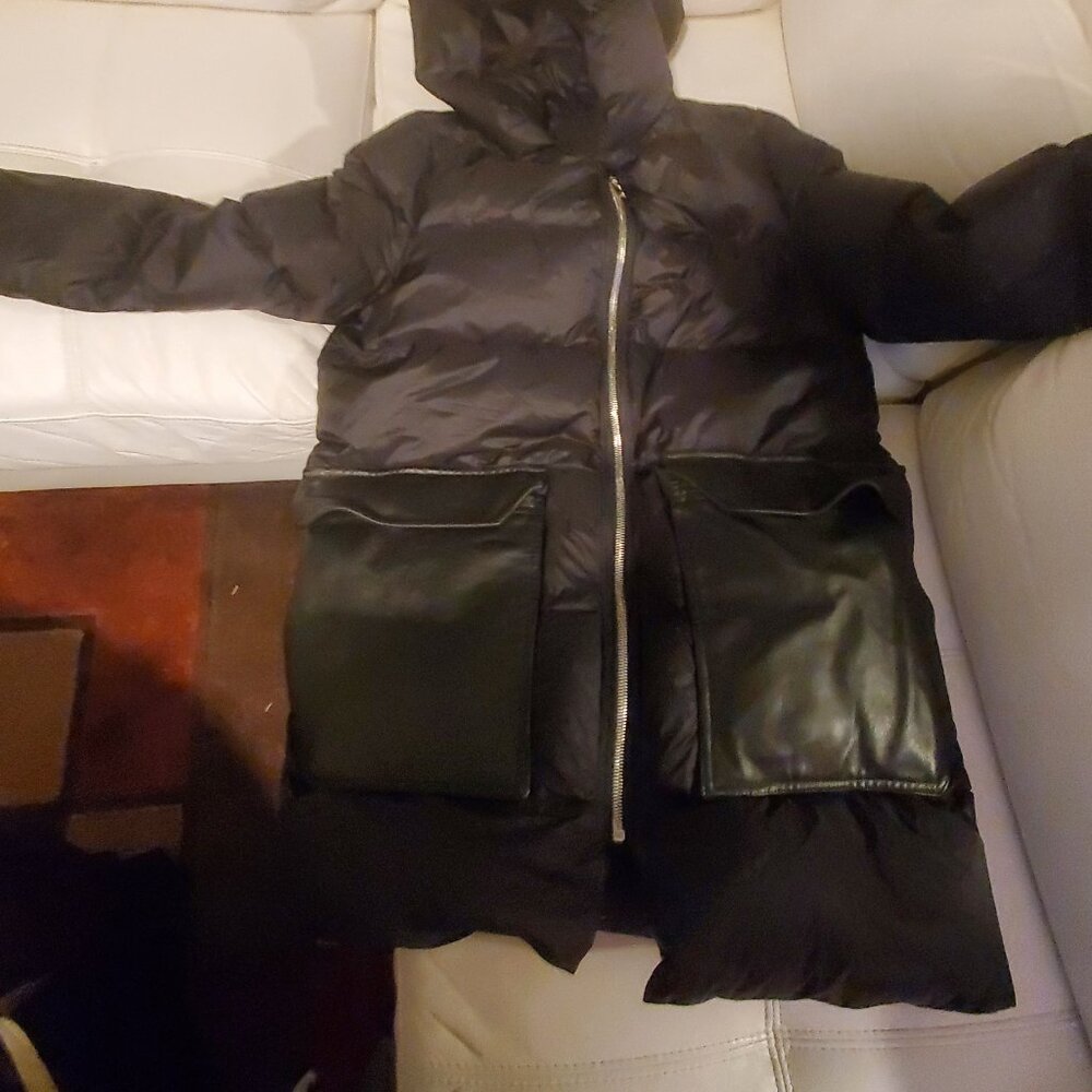 Rick Owens Bubble Coat With hood